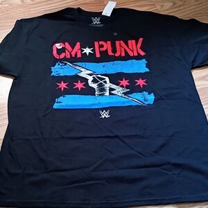 WWE CM Punk Black T-Shirt